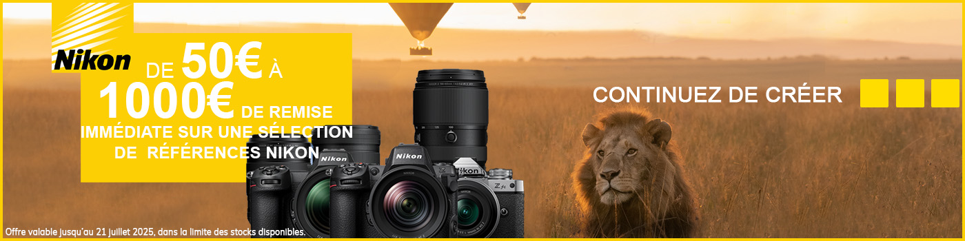 Nikon Promo Continuez de créer